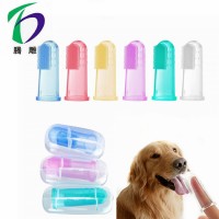 New Soft Silicone Pet Finger Toothbrush, Food Grade Dog Cat Tooth Cleaner